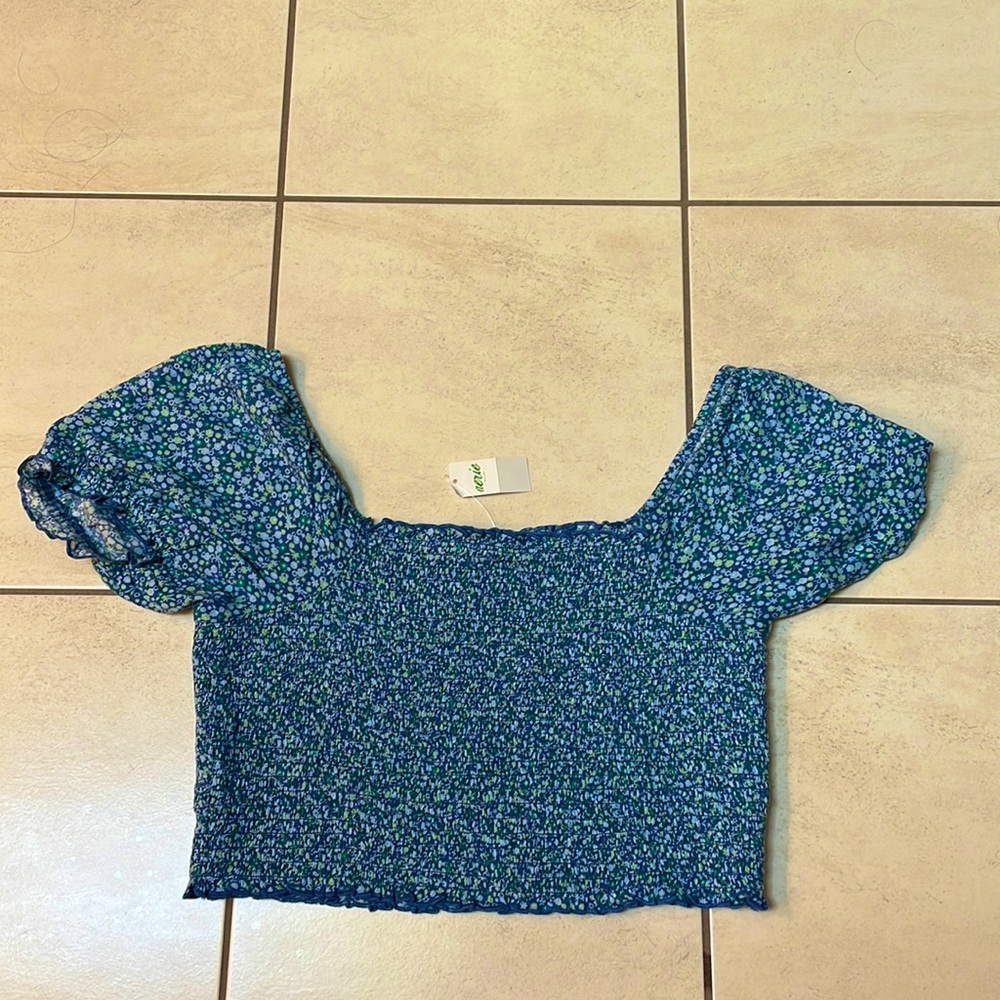 Brand: aerie Size: Medium Color: Blue&green - Picture 2 of 3